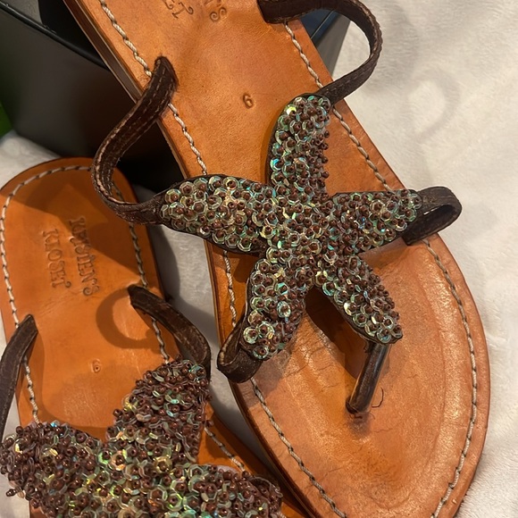 Kristen’s Kloset Brown Starfish Sandals - Picture 3 of 5